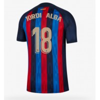 Barcelona Jordi Alba #18 Fotballklær Hjemmedrakt 2022-23 Kortermet